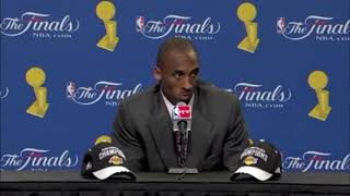 Kobe Bryant “Jobs not finished” post game interview