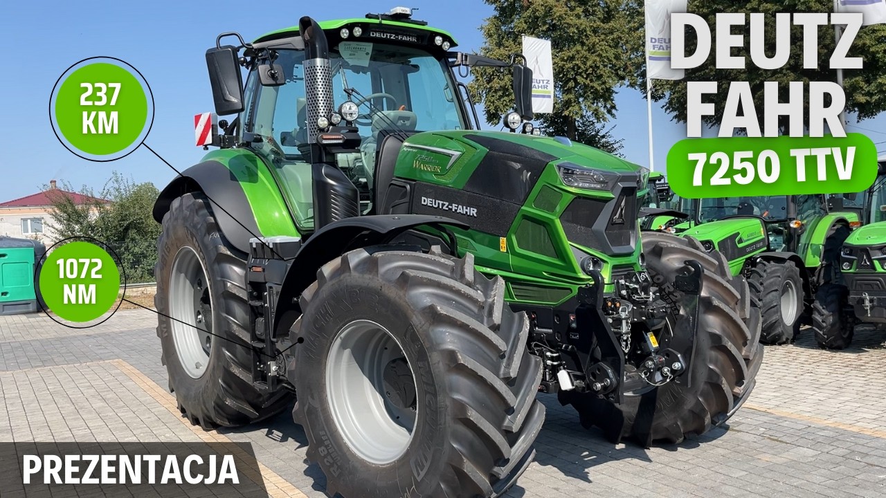 DEUTZ-FAHR 7250 TTV - to sen czy JAVA? Duży zawodnik | Prezentacja / test ciągnika