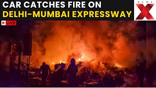 Alwar Horror LIVE: Car Catches Fire on Delhi-Mumbai Expressway, 5 Burnt Alive