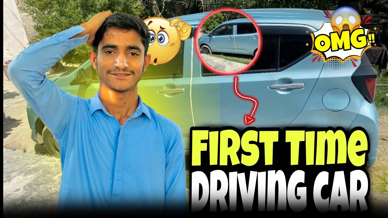 First Time Driving Car 😱 | Kya Scene Ban Gaya!⚠️ #rajabfamily 