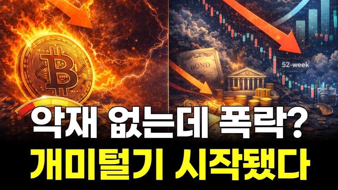 악재 없는데 폭락? 개미털기 시작됐다