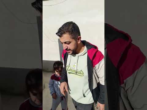 شوفوا كيف جبنا بالونه برفين كانت معلقه عالشبك