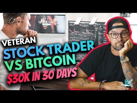 Pro Stock Trader Vs Crypto I learned How To Trade Bitcoin in 30 Days For $30k Profit?!