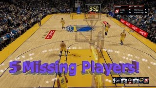 NBA 2K16 Invisible Team vs Curry's Warriors (Most Amazing Glitch Ever!)