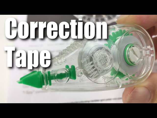 ✓ How To Use Bic Cover-It Correction Fluid Whiteout Review 