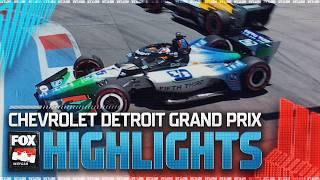 NTT INDYCAR SERIES: Chevrolet Detroit Grand Prix Highlights 🏁 INDYCAR on FOX