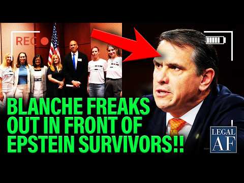 Blanche SWEATS as Epstein Survivors CONFRONT HIM Inside Confirmation Hearing!!!
