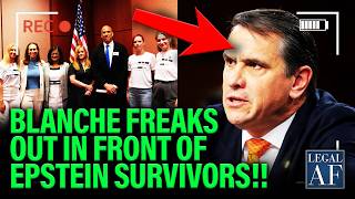 Blanche SWEATS as Epstein Survivors CONFRONT HIM Inside Confirmation Hearing!!!