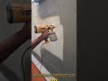 Smooth Process Applying Wall Paint with Spray Gun for Uniform Surface Finish #dailywork