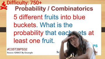 GMAT 750+ Probability 🤕 Step by Step solution to GMAT P&C practice - distribute n items into r