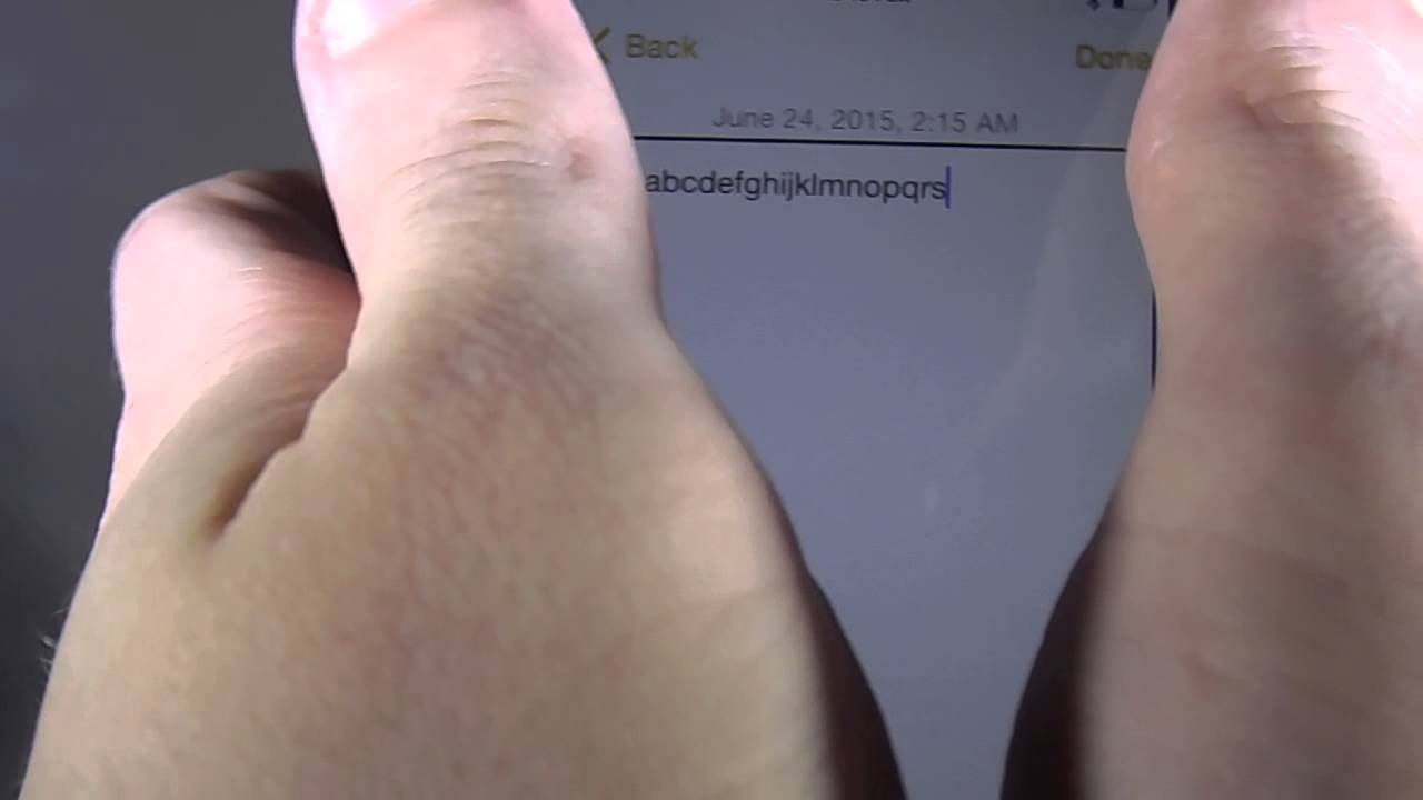 BrailleTooth iPhone Brailler Demonstration YouTube