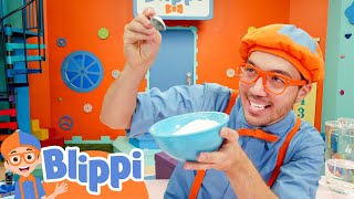 Blippi LEARNS at Slimetime | Blippi's Stories and Adventures for Kids | Moonbug Kids