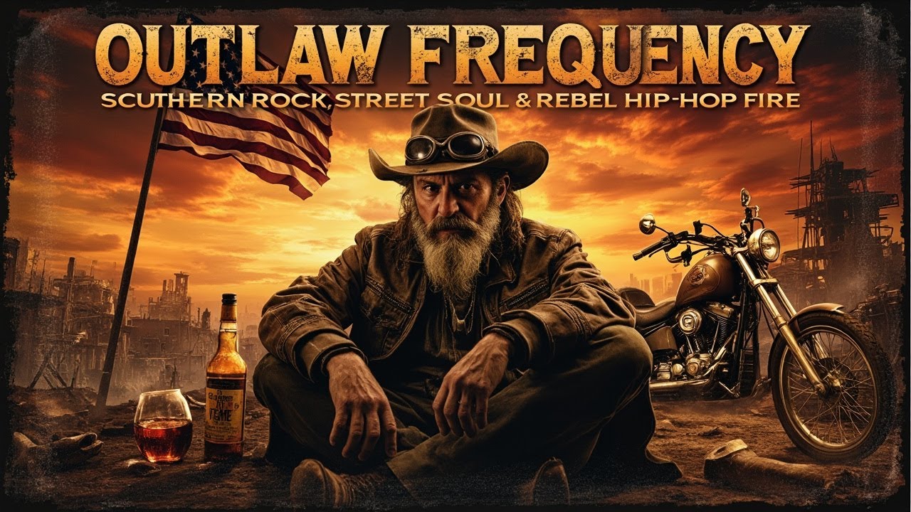 Outlaw Frequency: Southern Rock, Street Soul & Rebel Hip-Hop Fire – 2HR Grit & Grind Playlist