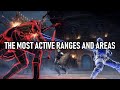 The Most Active Invasion/Co-op Ranges and Areas (Dark Souls 3)