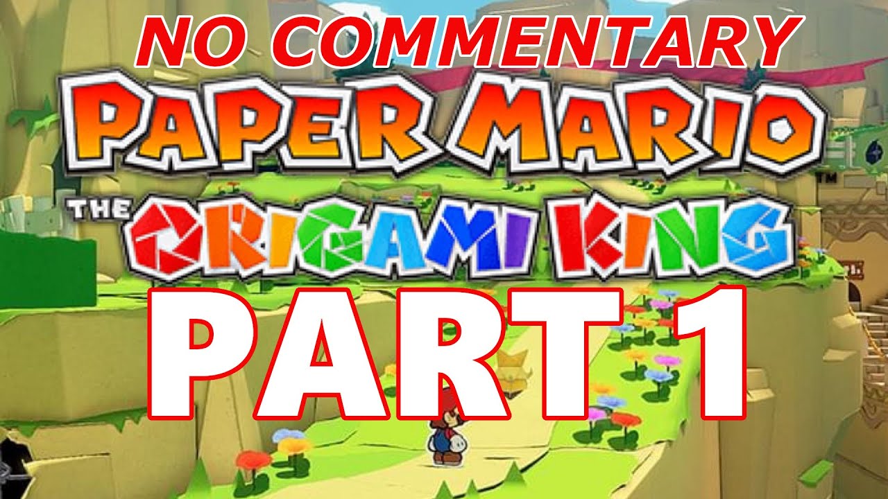 Paper Mario The Origami King Walkthrough No Commentary Part 1 Intro