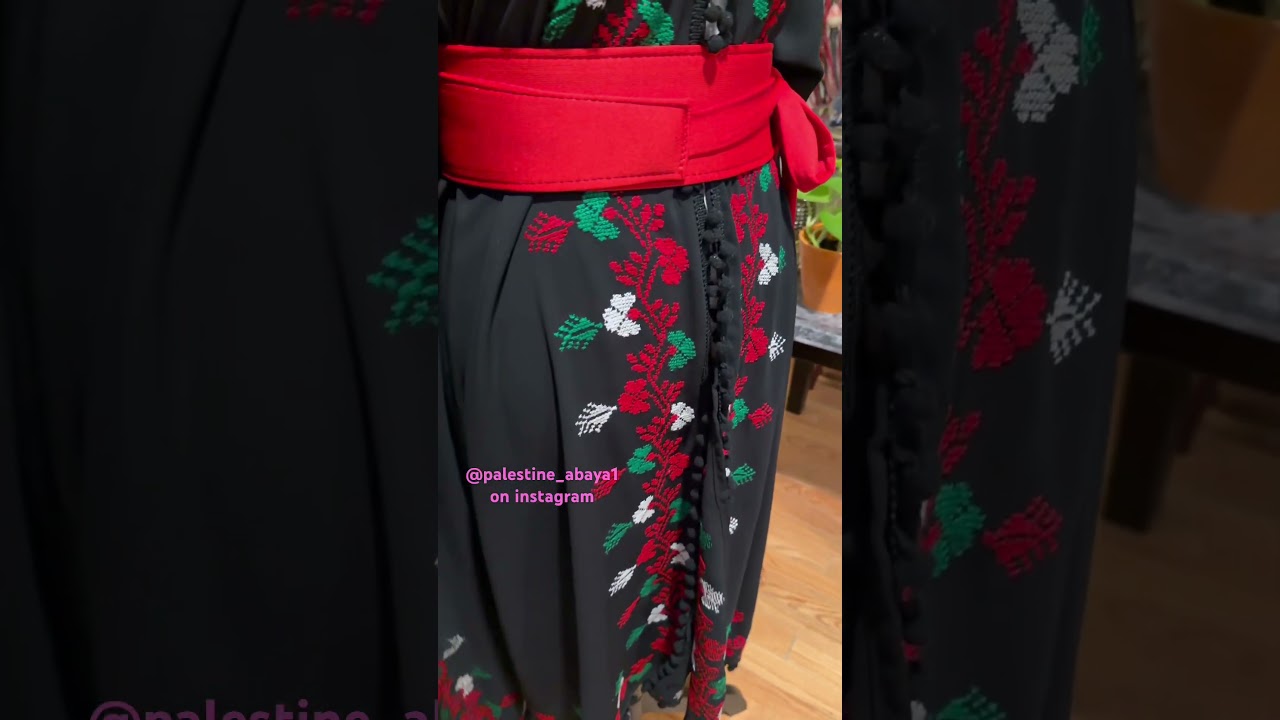 Beautiful hand stitched abaya 