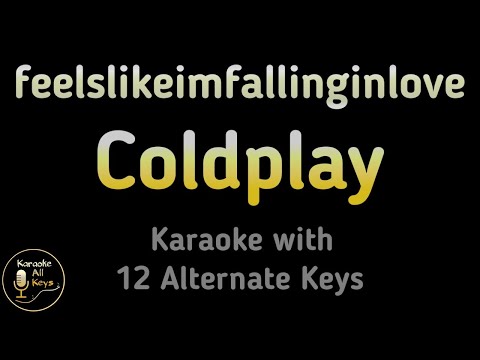 Video thumbnail for Coldplay - feelslikeimfallinginlove Karaoke Instrumental Lower Higher Female &