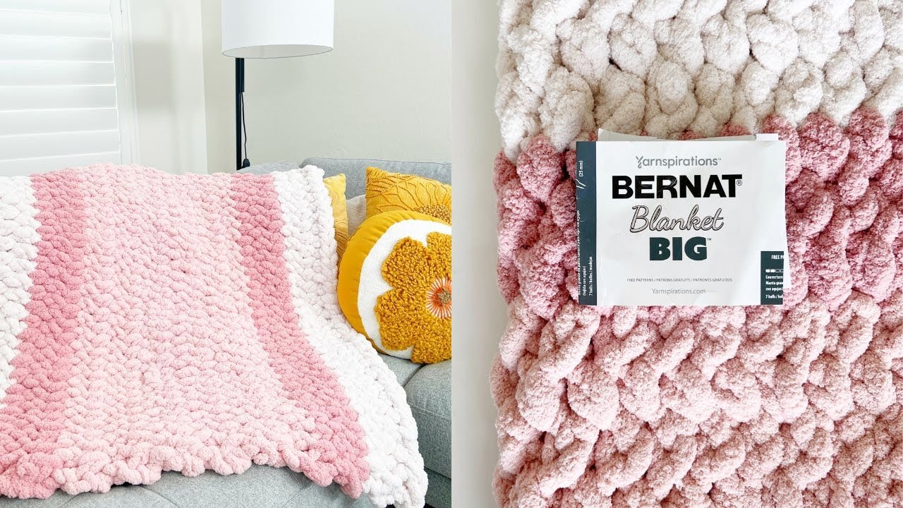37 Bernat Blanket Yarn Crochet Patterns: Free Super Bulky Patterns - A More  Crafty Life