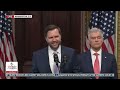 WATCH: VP Vance on Joint Ticket with Rubio and State Fraud Penalties - 05/13/26