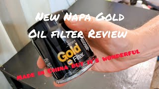 New Napa Gold 7356 oil filter review 