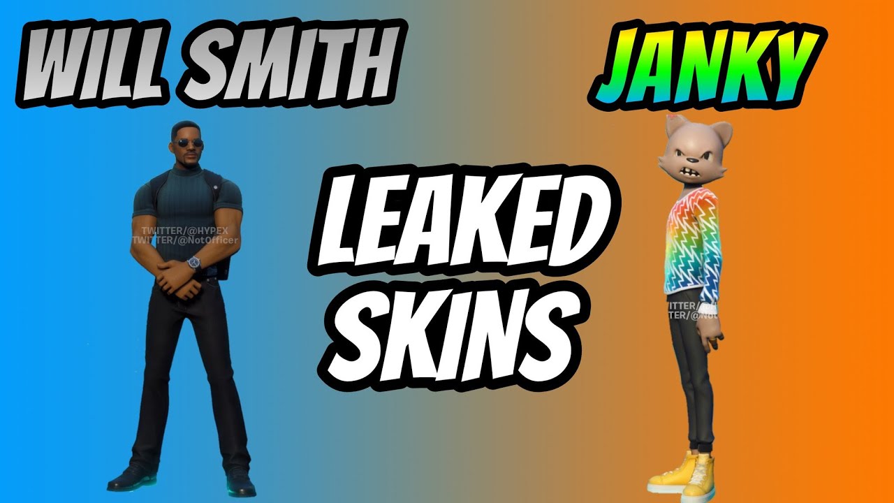 Our First Look At The WILL SMITH And JANKY Skins In Fortnite! (Leaked Skins)