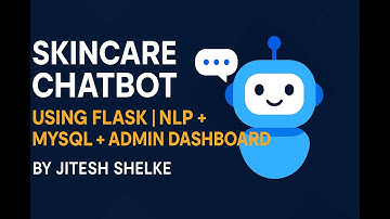 SkinCare Chatbot using Flask | NLP + MySQL + Admin Dashboard | AI Project Demo