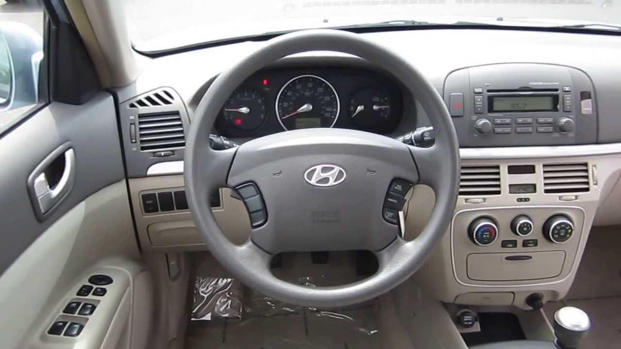 2008 Hyundai Sonata Blue Stock B2169 Interior Youtube