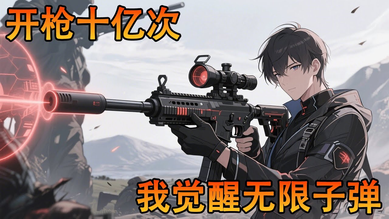 【更新】我第一次摸槍就在6000米外擊中靶心，但此後我卻被禁止接觸任何槍械，只因我需要開槍十億次才能開啟無限子彈外掛#小说 #热血 #冒险 #動漫