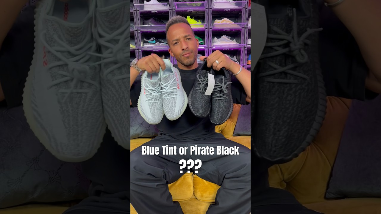 Yeezy Boost 350 V2 Blue Tint or Yeezy Boost Pirate Black? 🤔 