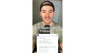 2025 Algebra 1 EOC | Problem #17