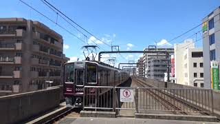 【急行通過！】阪急宝塚線 8000系8005編成 急行宝塚行き 岡町駅