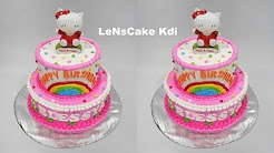 Hello Kitty Cake 2 Layers