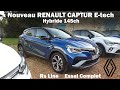 Nouveau renault captur etech hybride 145ch rs line 2021