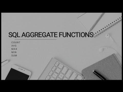 SQL AGGREGATE FUNCTIONS--SUM, COUNT, AVG, MAX|@CodersLife-q9z | - YouTube