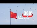 360° panorama video: Military planes fly over Tiananmen Square in China’s V-Day parade