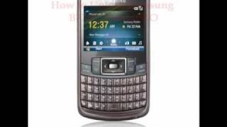 Samsung B7320 OmniaPRO Unlock Code - Free Instructions