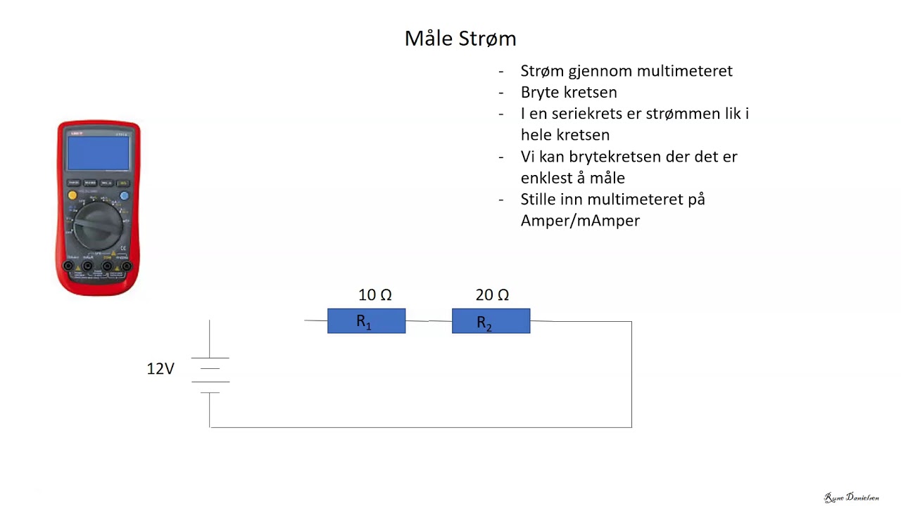 Hvordan måle strøm - YouTube