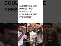 Could 2 blue dots pick the president? The Electoral College debate. #ElectoralCollege #PopularVote