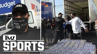 Lavar Ball Unloads A Semi-Truck-Worth Of Supplies For The Thanksgiving Holiday | TMZ Sports