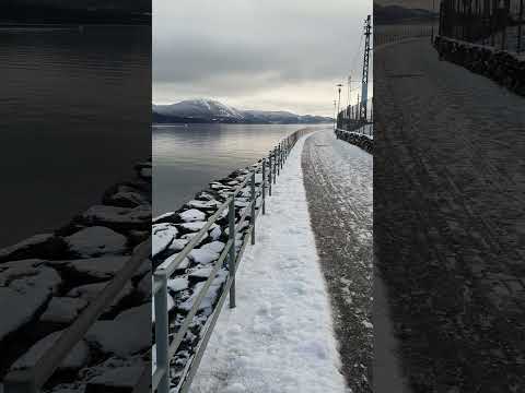 Stavanger,Norway Snowfall - Dec 23,2023