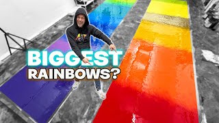 IS THIS MY BIGGEST RAINBOW PAINTING? Part 1