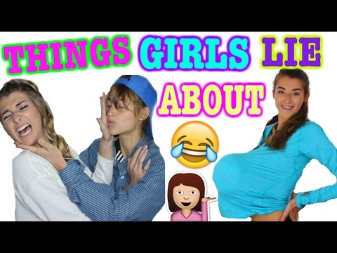 things-girls-lie-about!