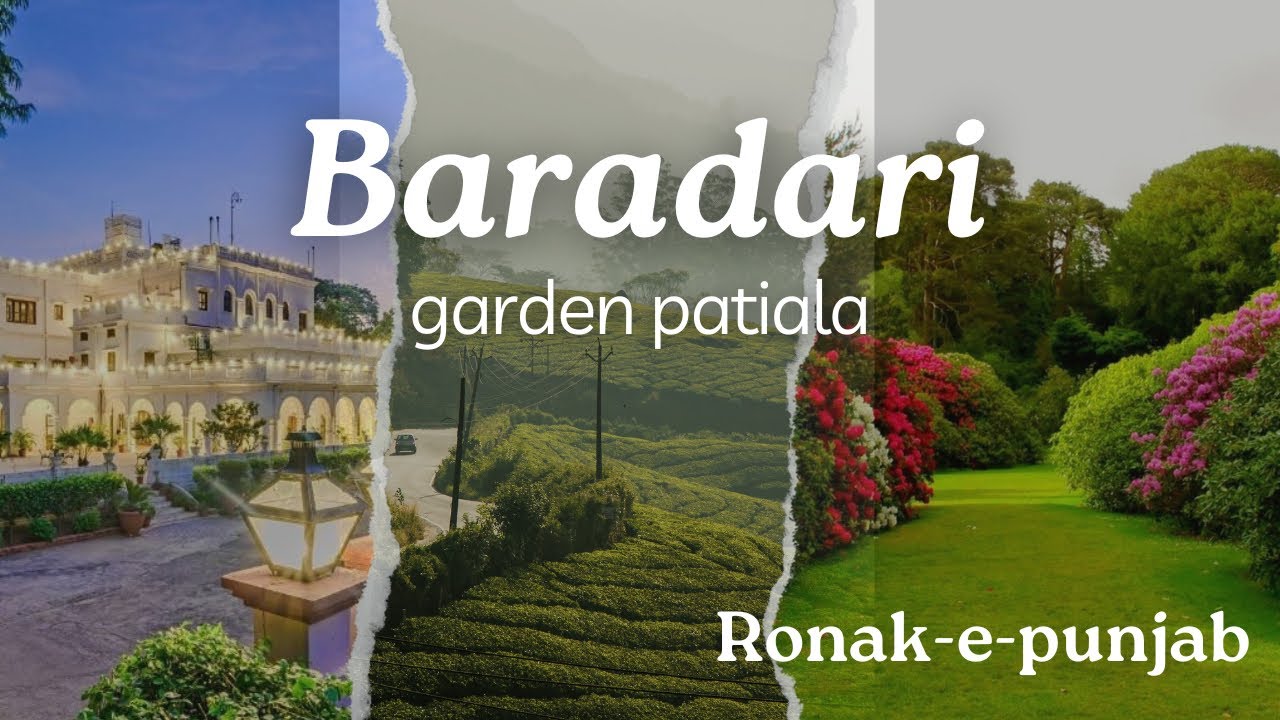 Most beautiful garden (baradari garden )patiala⛲️🪴 - YouTube