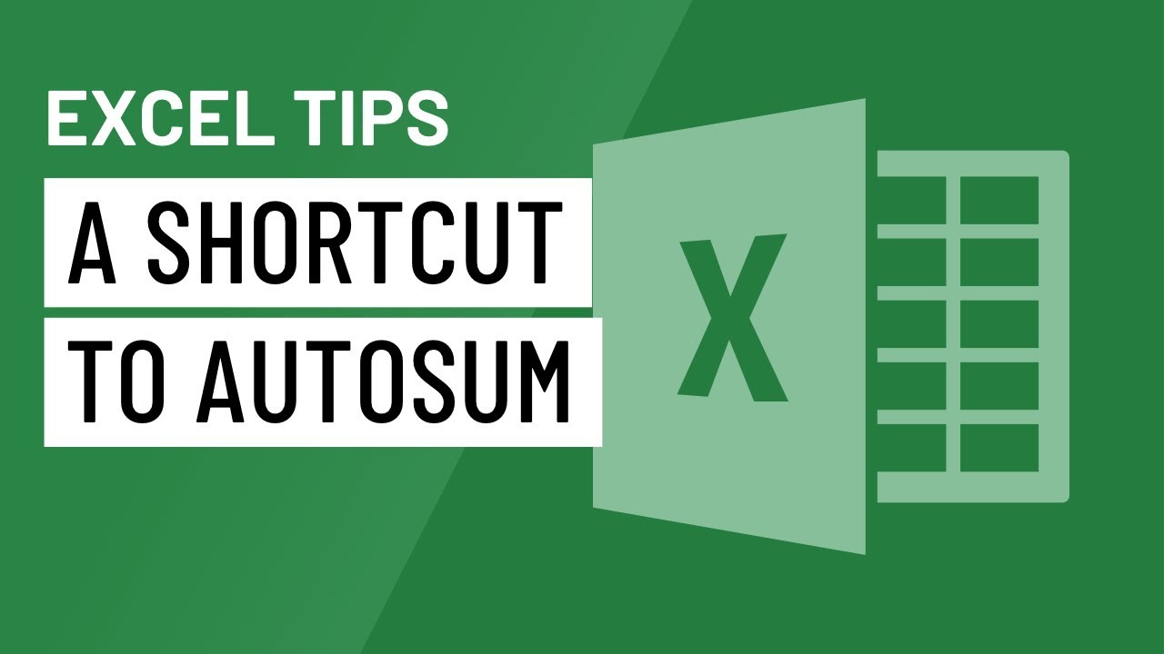 ⁣Excel Quick Tip: A Shortcut to AutoSum