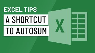 Excel Quick Tip: A Shortcut to AutoSum