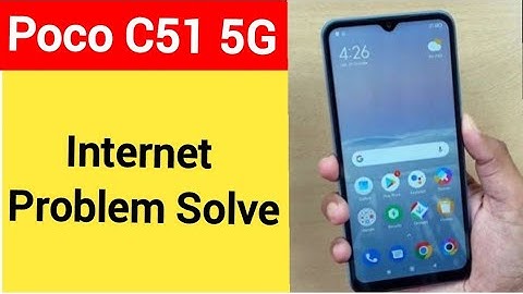 How to fix no network problem, Poco C51 5G me internet problem solve kaise karen