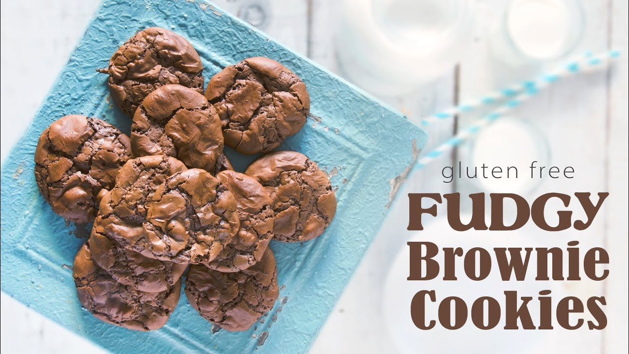 Gluten Free Fudgy Brownie Cookies YouTube