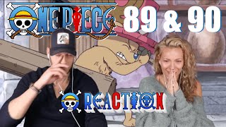 ONE PIECE eps. 89 & 90 REACTION | CHOPPER joins the Straw Hats | REUPLOAD |
