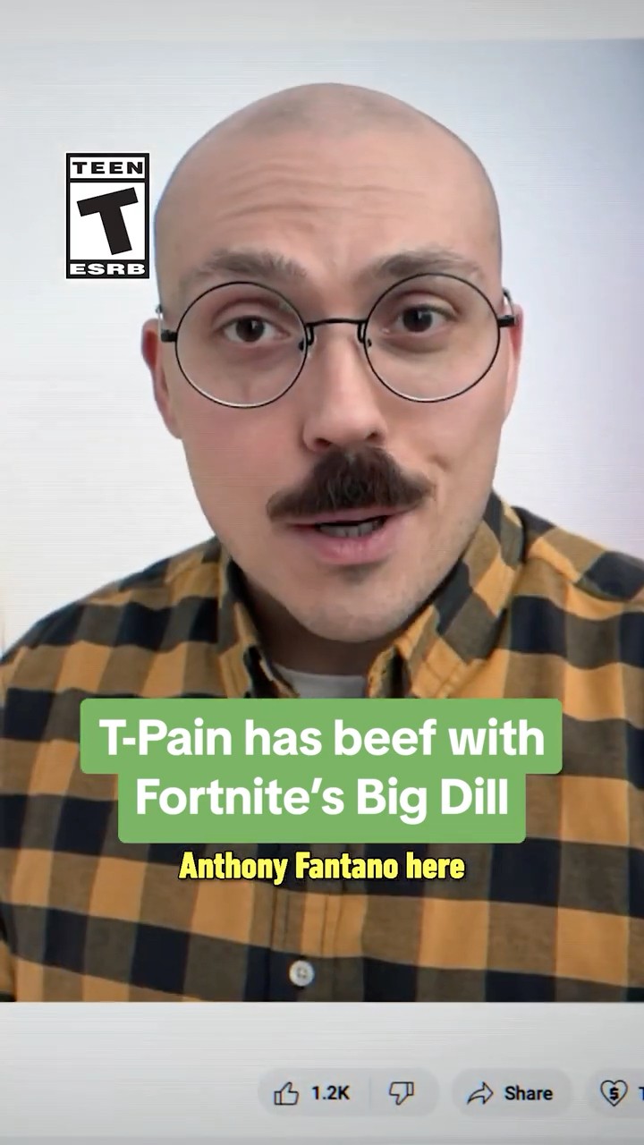 T-Pain vs. Big Dill in Fortnite?! Are we getting an Anthony Fantano skin?! #fortnite #rap #gaming