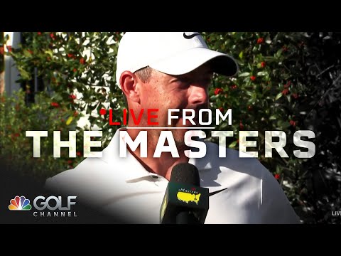 Rory McIlroy staying positive going into Round 2 at Augusta | Live From The Masters | Golf Channel